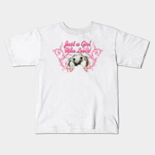 Just a Girl Who Love Horses Kids T-Shirt